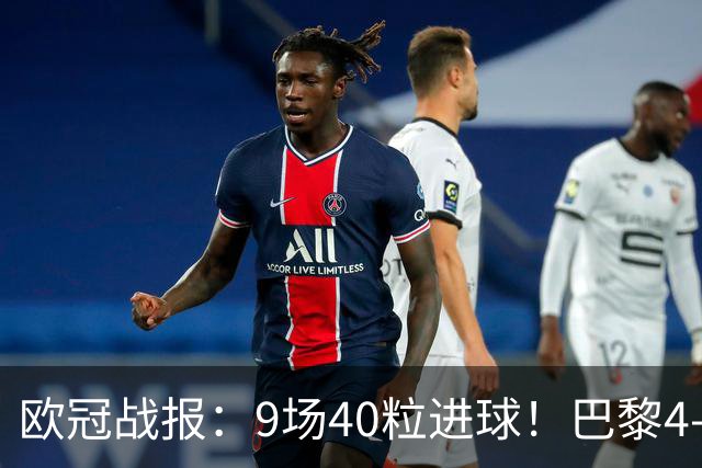 欧冠战报：9场40粒进球！巴黎4-2巴萨、利物浦4-3比利亚雷亚尔