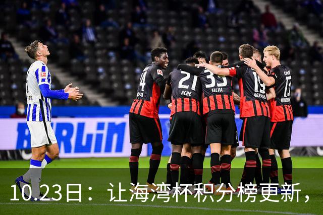 10.23日：让海湾杯积分榜更新，国足3场7球头名领跑，2人染红